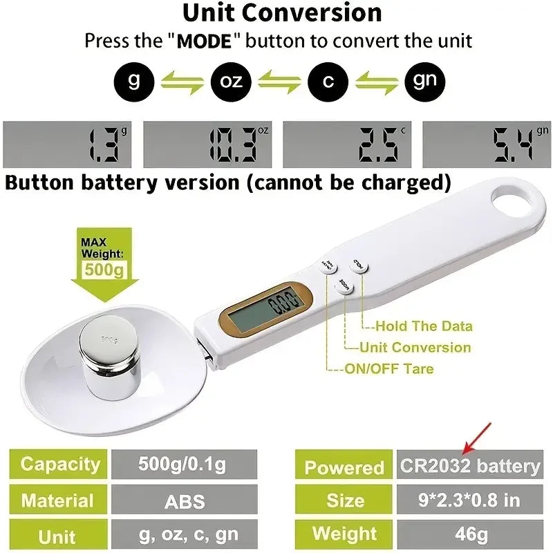 MeasureMate⢠Digital Measuring Spoon