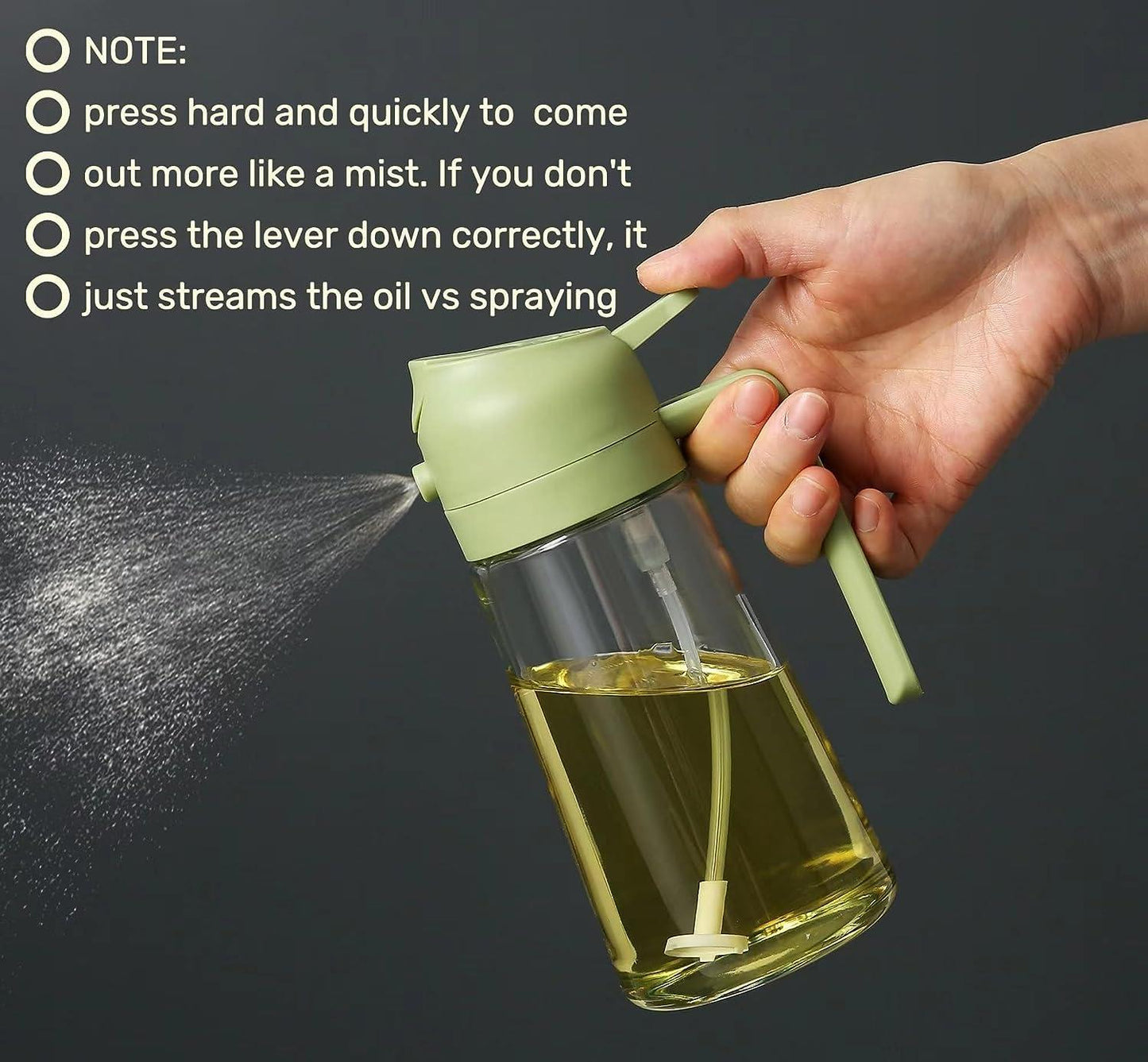 PourEase⢠2 in 1 Oil Dispenser Set